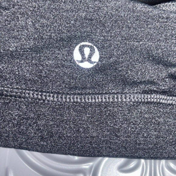 Lululemon Energy Charcoal Sports Bra Size 12 - Picture 3 of 6